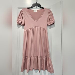 Jun & Ivy pink dress